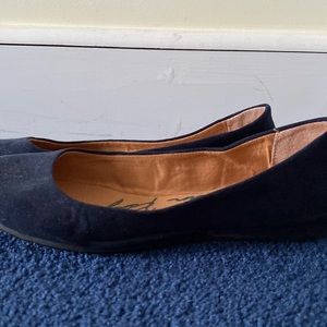 Navy Blue slip ons
